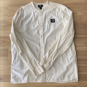 H&M Pale Yellow Button-Up